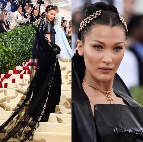 bella hadid met gala 2020|bella hadid chrome hearts.